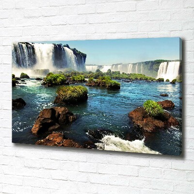 Quadro su tela Cascata di Igazu