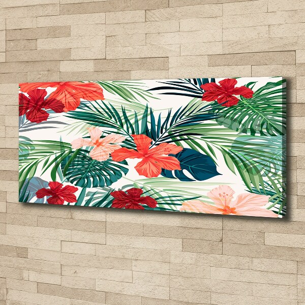Quadro su tela Fiori tropicali