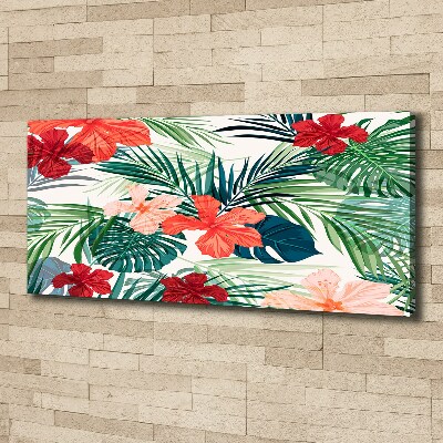 Quadro su tela Fiori tropicali