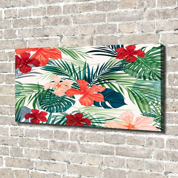 Quadro su tela Fiori tropicali