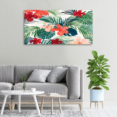 Quadro su tela Fiori tropicali