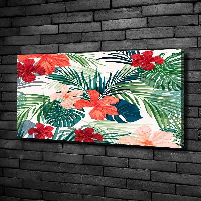 Quadro su tela Fiori tropicali