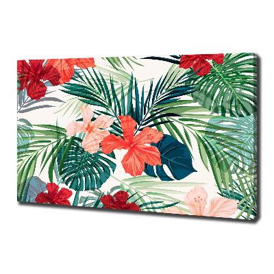 Quadro su tela Fiori tropicali