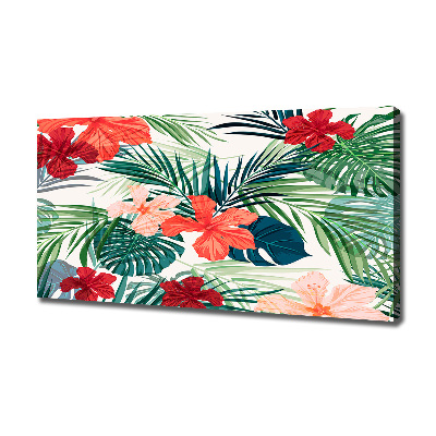 Quadro su tela Fiori tropicali
