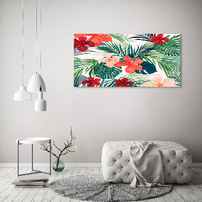 Quadro su tela Fiori tropicali