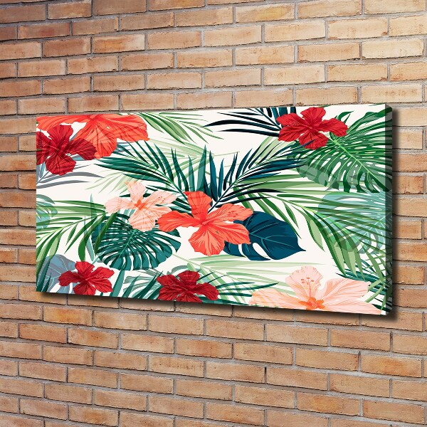 Quadro su tela Fiori tropicali