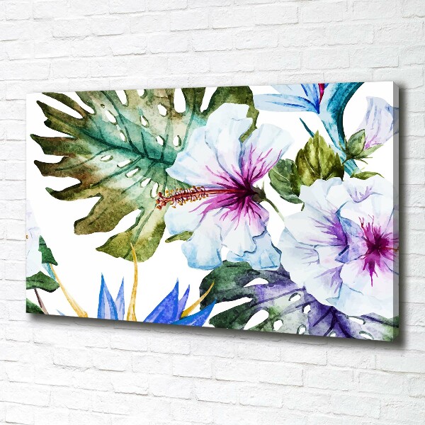 Foto quadro su tela Fiori hawaiani