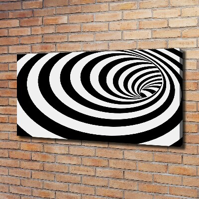 Quadro stampa su tela Spirale a strisce
