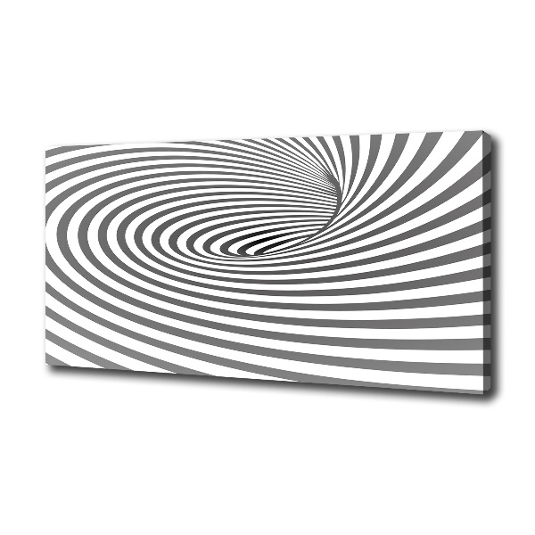 Quadro su tela Spirale a strisce
