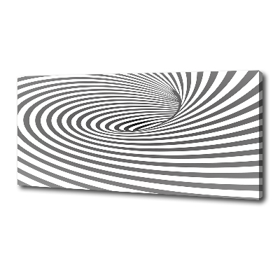 Quadro su tela Spirale a strisce