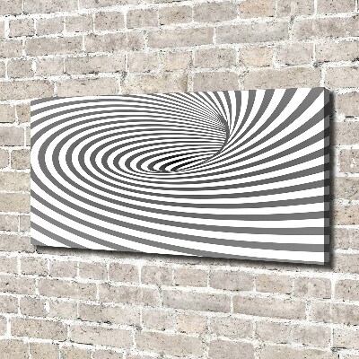 Quadro su tela Spirale a strisce
