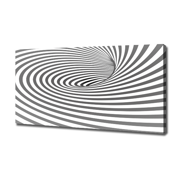 Quadro su tela Spirale a strisce