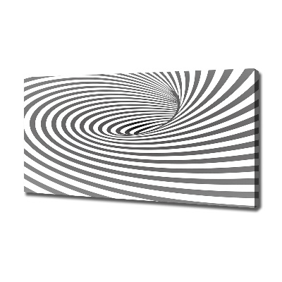Quadro su tela Spirale a strisce