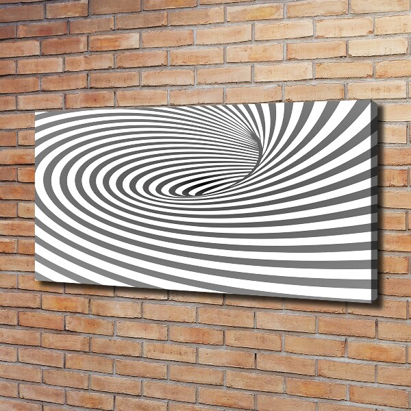 Quadro su tela Spirale a strisce