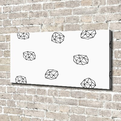 Foto quadro su tela Modello astratto