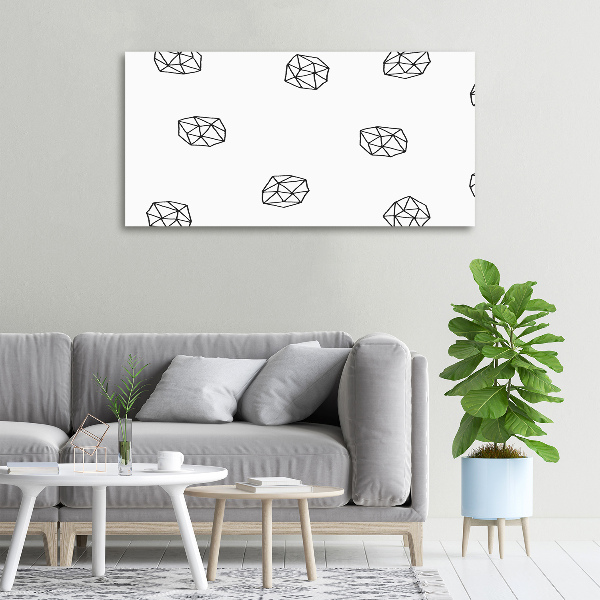 Foto quadro su tela Modello astratto