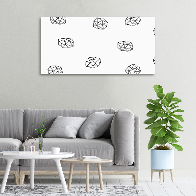 Foto quadro su tela Modello astratto