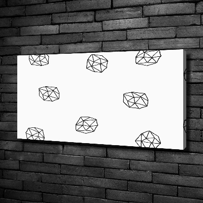 Foto quadro su tela Modello astratto