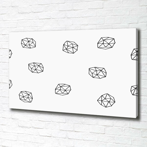 Foto quadro su tela Modello astratto