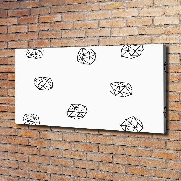 Foto quadro su tela Modello astratto