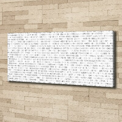 Quadro stampa su tela Codice binario