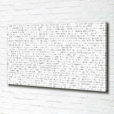 Quadro stampa su tela Codice binario