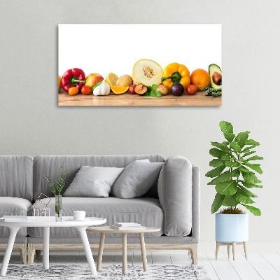 Quadro stampa su tela Frutta e verdura