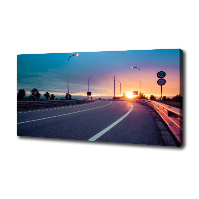 Quadro stampa su tela Autostrada