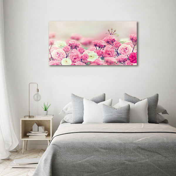 Quadro stampa su tela Fiori di rosa selvatica