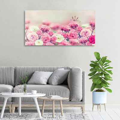 Quadro stampa su tela Fiori di rosa selvatica
