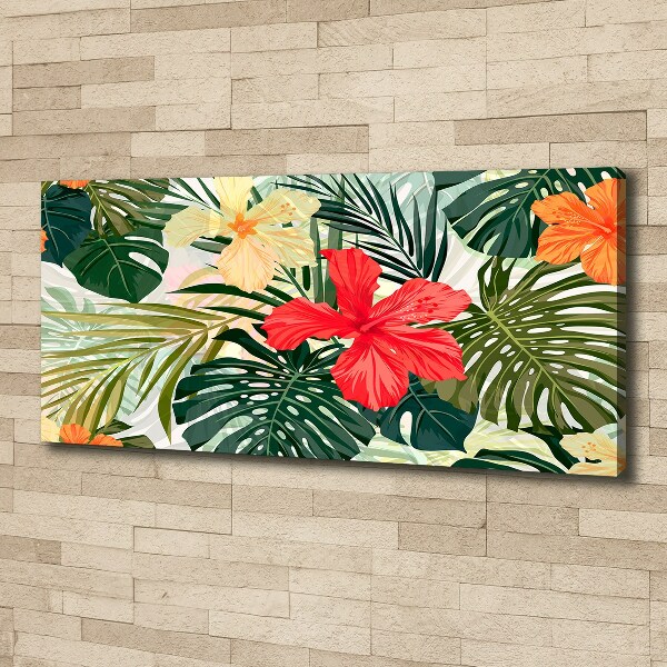 Quadro su tela Fiori hawaiani