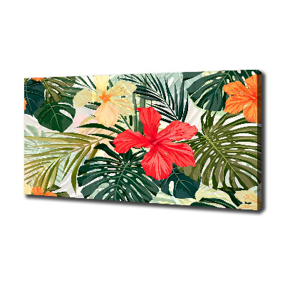 Quadro su tela Fiori hawaiani
