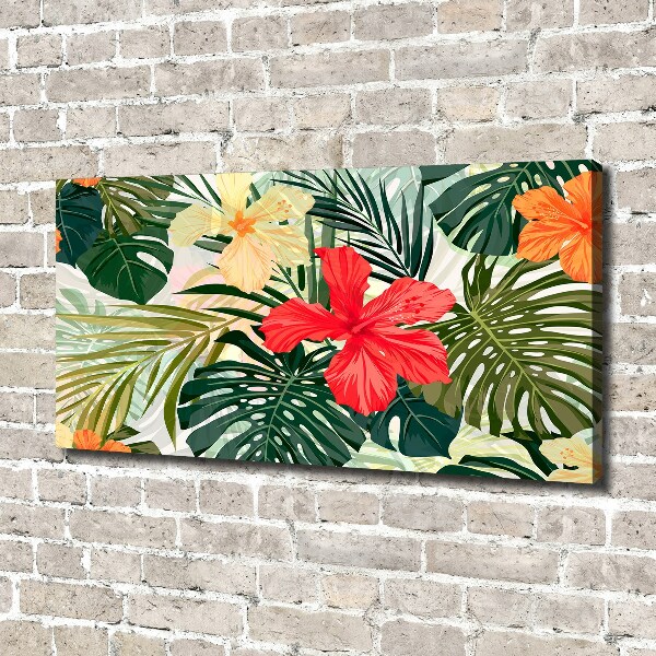 Quadro su tela Fiori hawaiani