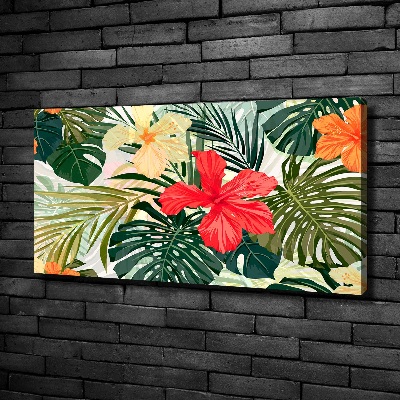 Quadro su tela Fiori hawaiani
