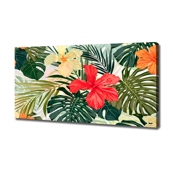 Quadro su tela Fiori hawaiani