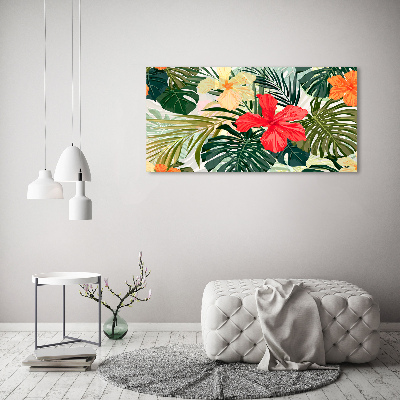 Quadro su tela Fiori hawaiani
