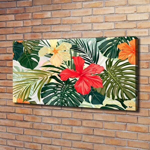 Quadro su tela Fiori hawaiani