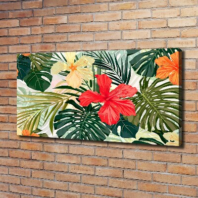 Quadro su tela Fiori hawaiani