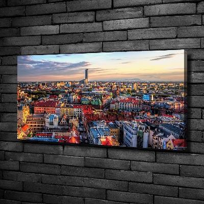 Quadro su tela Panorama di Breslavia