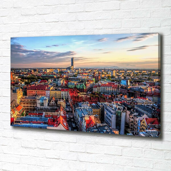 Quadro su tela Panorama di Breslavia