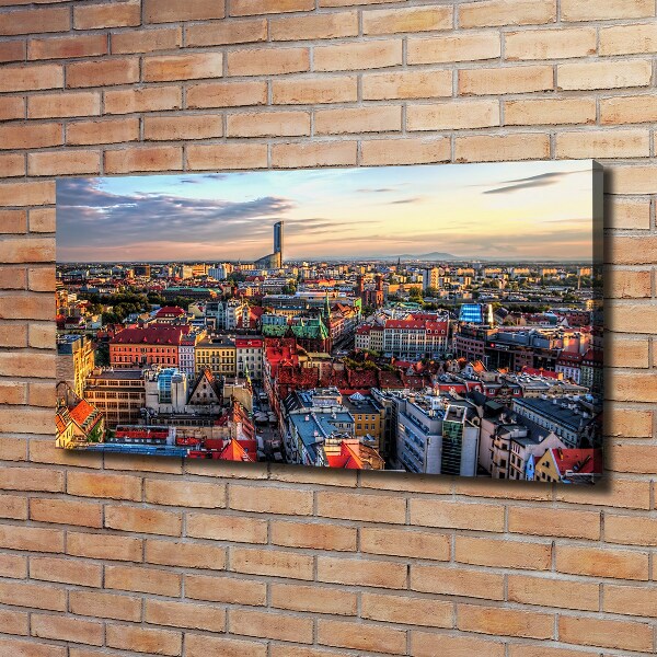 Quadro su tela Panorama di Breslavia