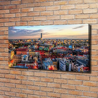 Quadro su tela Panorama di Breslavia