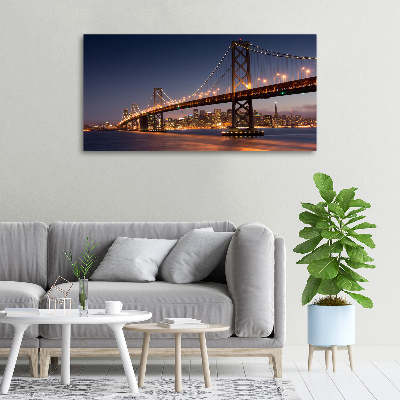 Quadro stampa su tela Ponte di San Francisco