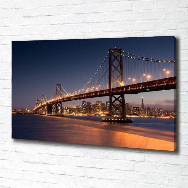 Quadro stampa su tela Ponte di San Francisco