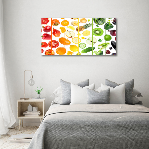 Quadro su tela Frutta e verdura