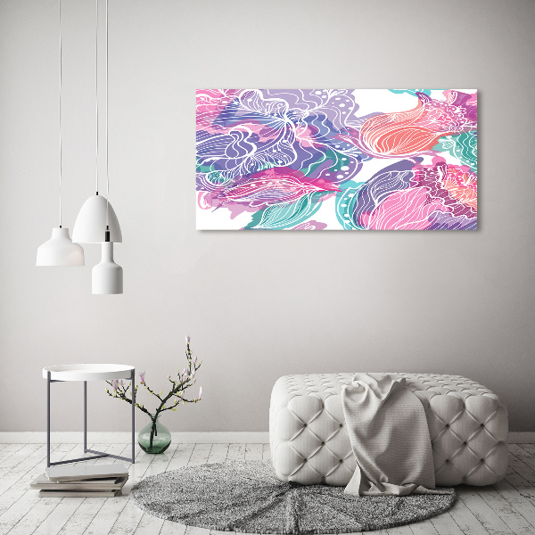 Foto quadro su tela Fiori magici