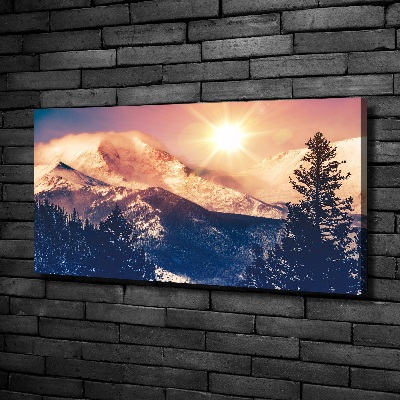 Quadro stampa su tela Monti del Colorado