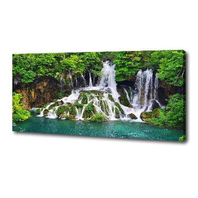 Foto quadro su tela Cascata in montagna