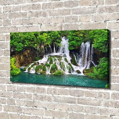 Foto quadro su tela Cascata in montagna