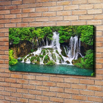 Foto quadro su tela Cascata in montagna